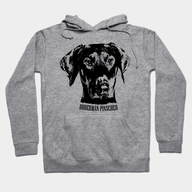 Doberman Pinscher - Dobermann Hoodie by Nartissima